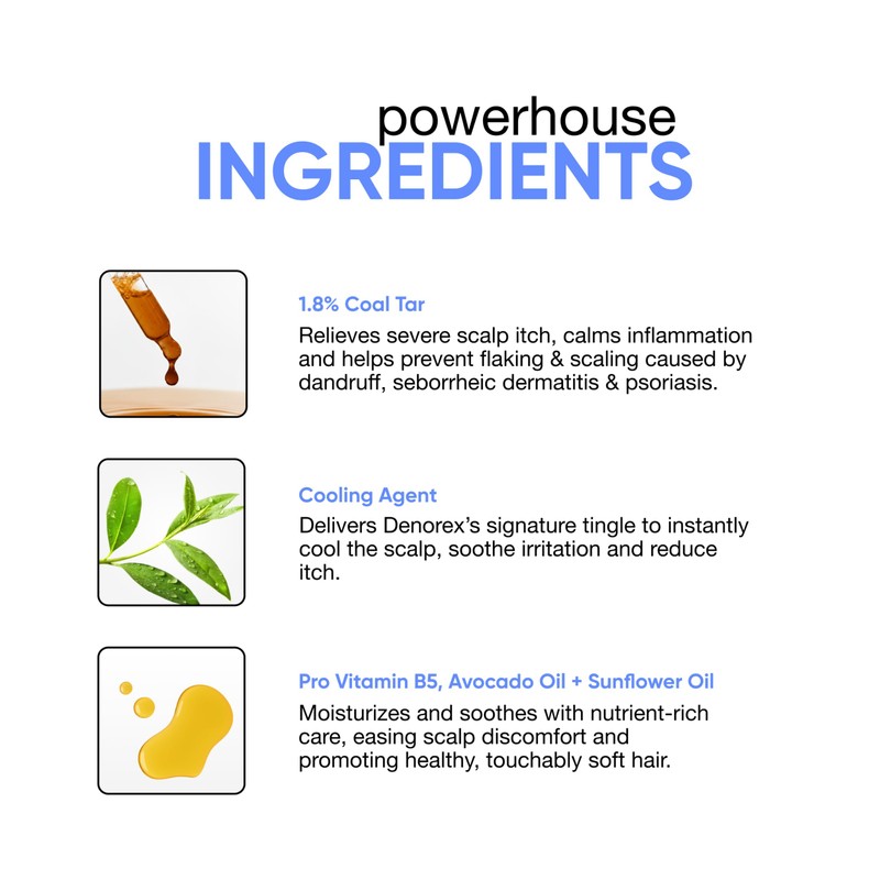 Denorex Advanced Relief Severe Itch AntiDandruff Shampoo & Conditioner, Formulated