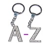 SKS Diamante Bling Crystal Alphabet Letter Key Ring Key Chain
