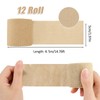 WuGU WuGU 12 Rollen Selbstklebender Verband, Haftbandage Selbstklebend, Elastische Binde,