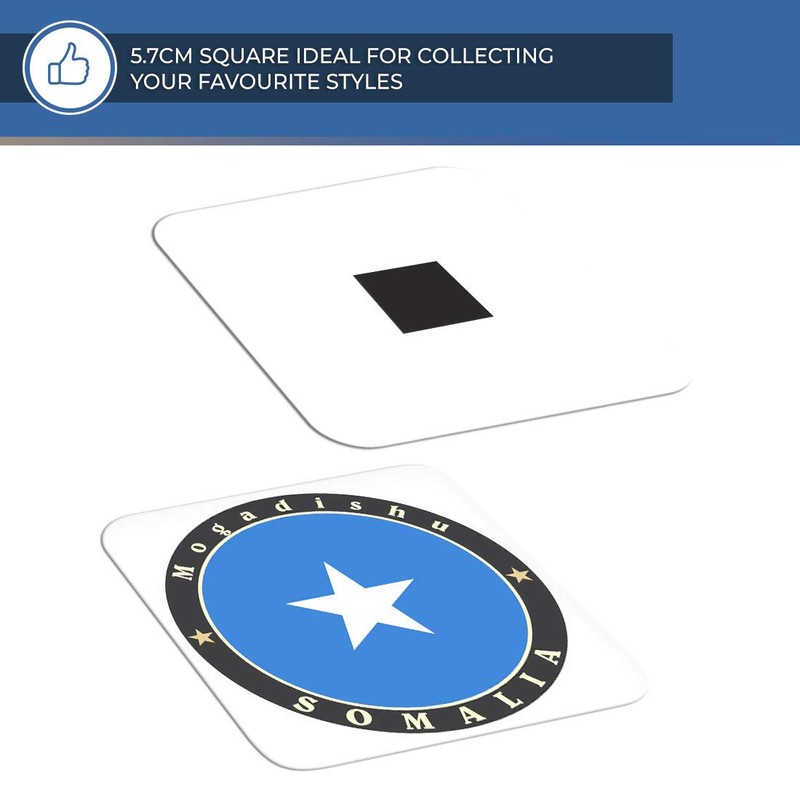 Destination Vinyl ltd Fridge Magnet - Somalia Mogadishu Africa Flag