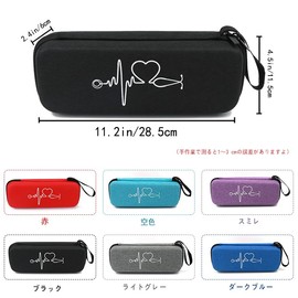 Stethoscope Case, EVA Stethoscope Pouch, Hard Case, Portable, Stethoscope, Storage Pouch, For Home Use, Gray