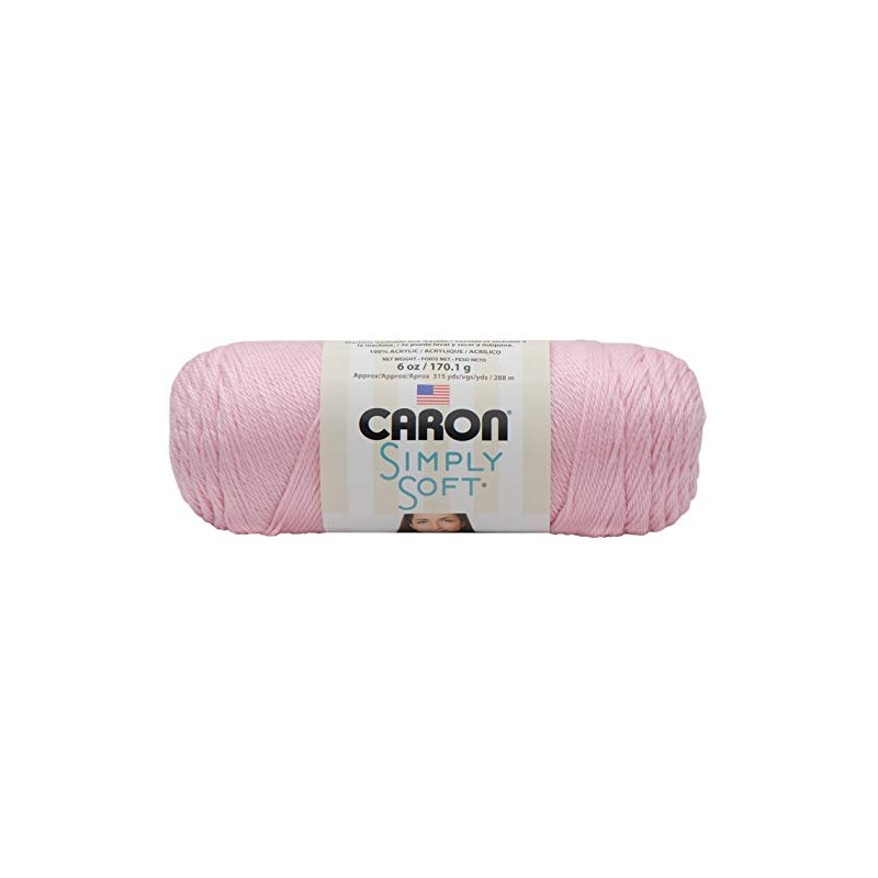 Bulk Buy: Caron Simply Soft Yarn Solids (3-Pack) Soft Pink
