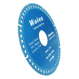 Waies 4-1/2 Inch Indestructible disc for Angle Grinders, All Purpose Metal Cut Off Wheels Multifunction Disc for Steel, Rebar, Sheet Metal, Angle Iron, Stainless Steel (5 Pcs)