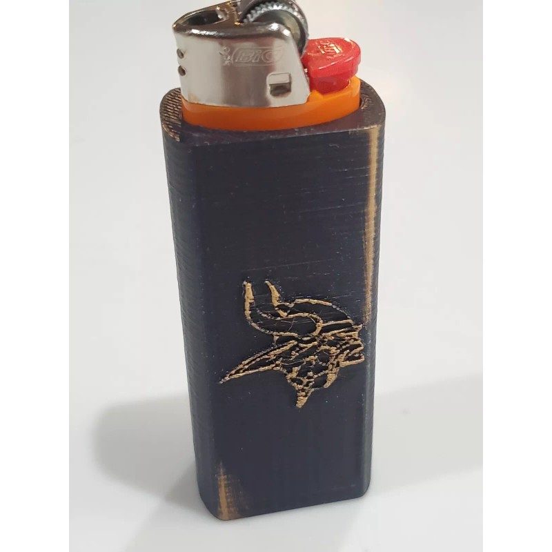 Minnesota Vikings 3D Printed BIC Lighter Case *Read Description*