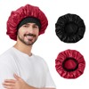 Supaze Satin Silk Bonnet Shower Cap