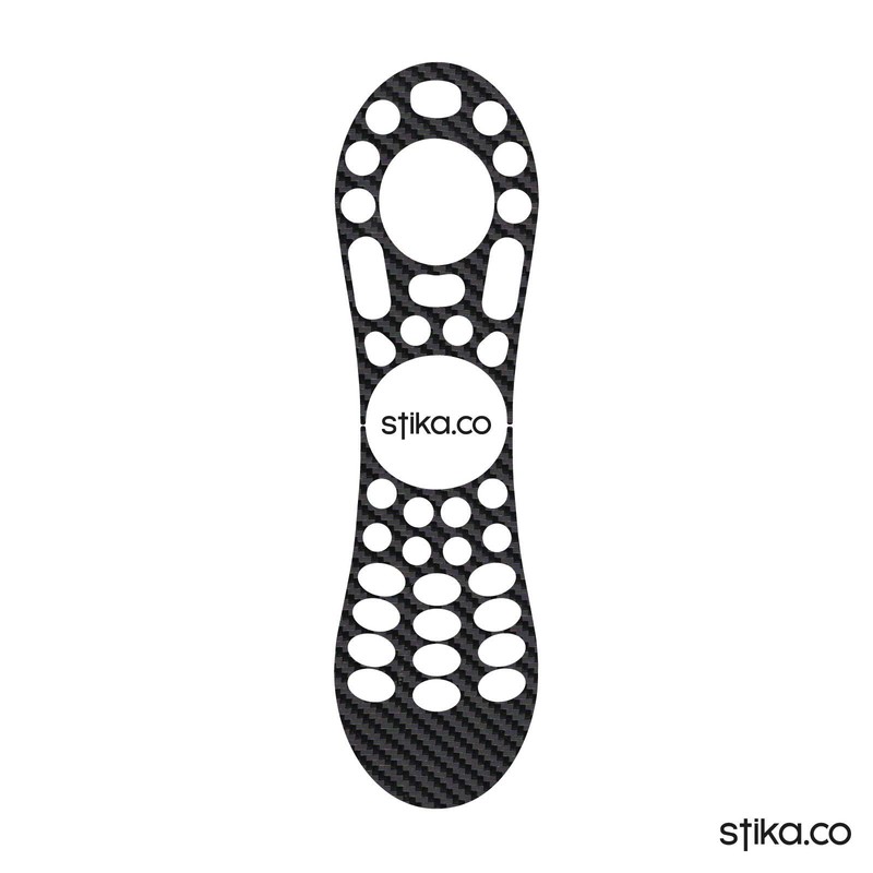 Black Carbon Fibre Vinyl Skin Sticker for Virgin Media TiVo