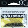 Mustad Diamond Eye Swivel Fishing Equipment (8 Pack), Size 4