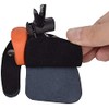 ELONG OUTDOOR Leather Archery Finger Protection Pad Glove Tab Bow