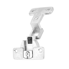 Broco Cabinet Hinge, 270 Degree Soft Close Cabinet Hinge + Euro and Mounting Screws Zinc Alloy Furniture Door Folding Hinge Mounting Accessories (Not Shiftable)