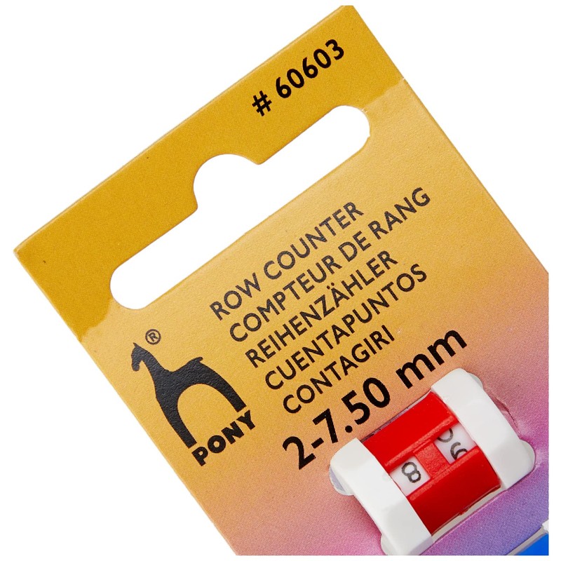 Pony Combi Pack Sizes Row Counter, Multi-Colour, 6 x 4.7