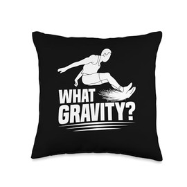 Long Jumper Track Shoes Track Cleats Track Spikes Long Jump Throw Pillow