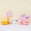 Sanrio 410551 Sanrio Miniature Bed, Pompompurin, Pudding, Miniature Collection, Character,