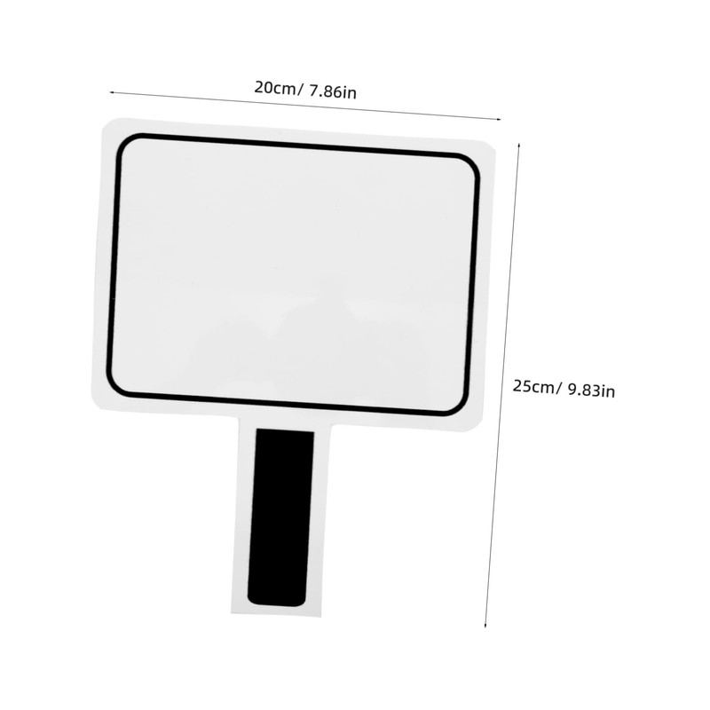 Operitacx Reusable Double-Sided Handheld Whiteboard Dry Erase Scoreboard for Classroom