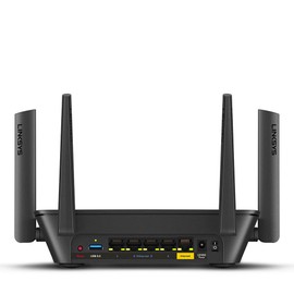 Linksys MR8300 Mesh Wi-Fi Router - Tri-Band speeds up to 2.2GHz, Wireless Mesh Router for Home AC2200, 716Mhz Quad-core Processor, 2,000 sq. ft Coverage