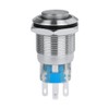 Larcele JSANKG-08 Momentary Metal Button with Light Indicator, DIY On/Off