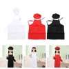 3 Set Kids Apron and Chef Hat Red Black White