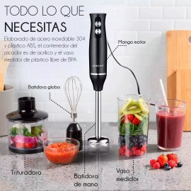 BABEEFLY Batidora De Inmersión Trituradora 500w Electrodomesticos