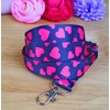 SpiriuS Pink Hearts Breakaway Lanyard Neck Strap with Safety Release
