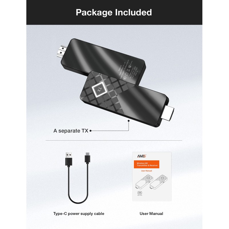 MpioLife Wireless HDMI Transmitter, TX Only