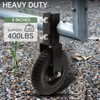 Gate Wheel 8 inch Under Mount Farm Gate Caster with
