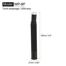 HARFINGTON WP-9P TIG Welding Torch Body 125AAmp Air-Cooled TIG Welding Torch Head Straight Handle for Weld Equipment Accessories