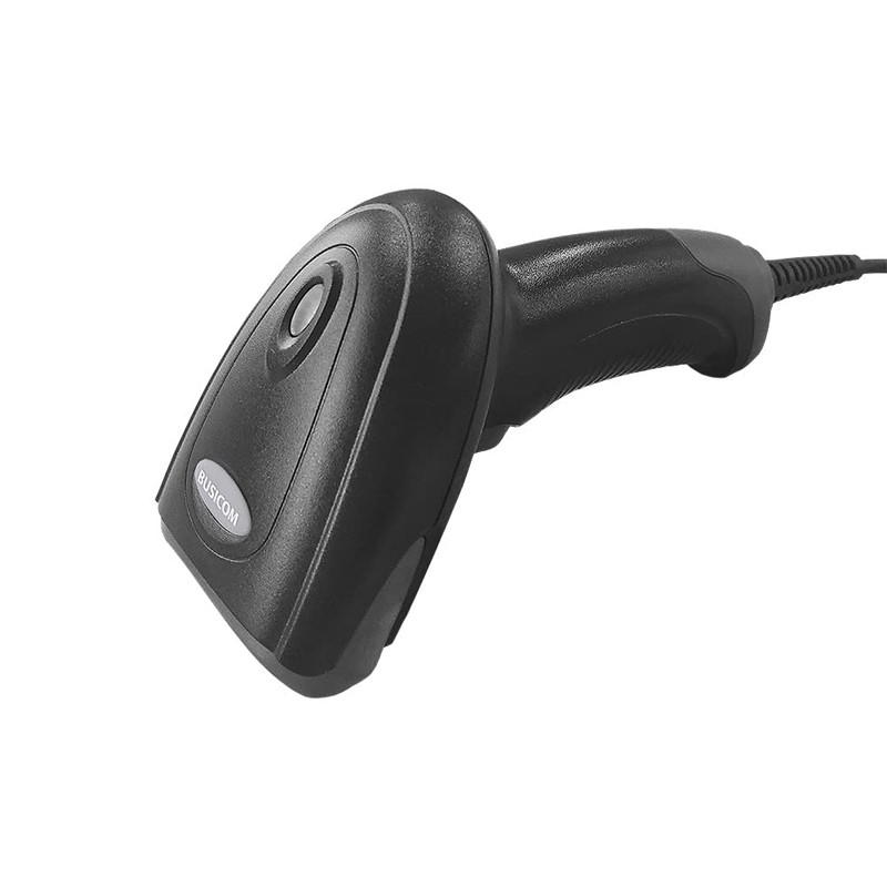 Visicom BC-NL1100U2-B Antibacterial Long Range CCD Barcode Reader, USB, Black,