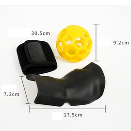 Oshhni Golf Swing Trainer, Golf Trainer Ball Wrist Band, Golf Alignment Practice Position Correction Training Aid for Beginners