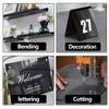 Frddiud 3 Pcs Black Transparent Acrylic Sheets, 12 x 12