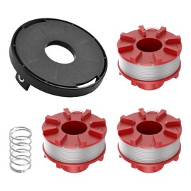 Replacement thread spool for EIN-hell GE-CT 36/30 LI E Solo, thread spool, grass trimmer accessory spool for AGILLO 18/200, 3405096 replacement thread spool (spool x 3 + cover x 1 + spring x 1)