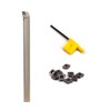 YUFUTOL 3/4" x 10" Indexable Boring Bar, Right-Hand Sclcr S12S-SCLCR