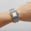 Blekon Collection Japanese Quartz Women's Elegant 26mm Rectangular Case Concho