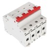 6KA 4P Miniature Circuit Breaker PP Flame Retardant Circuit Breaker