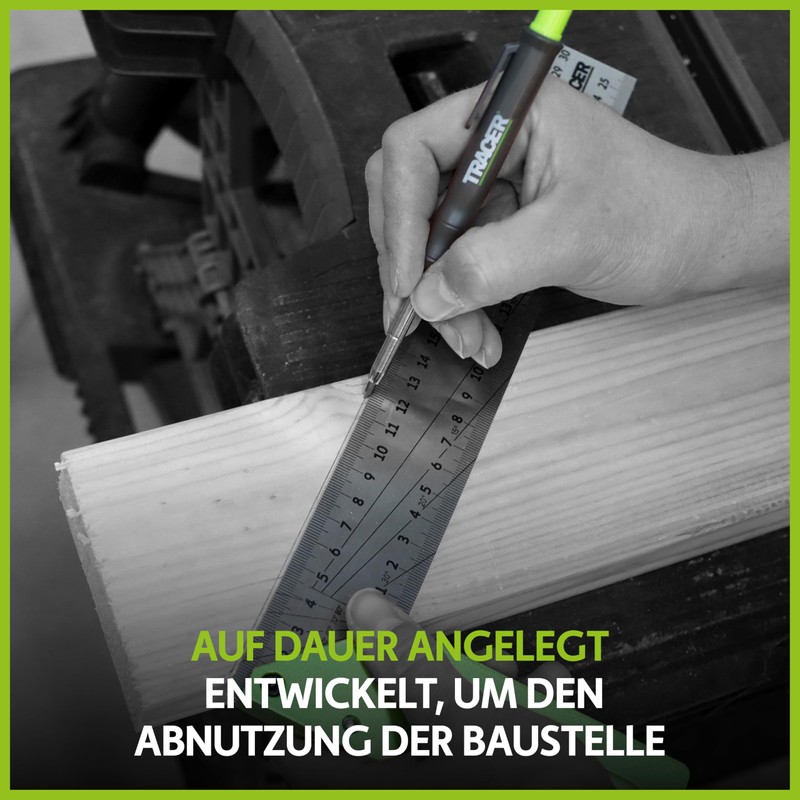 TRACER 300mm Carpenter's Square Joiner Marking Tool Try Square with
