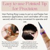 Cross Edge Pro Hair Parting & Sectioning Ring 1PC Stainless