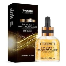 Sérum oro 24 K + ácido hialurónico 30 ml, hidratación y firmeza piel mixta