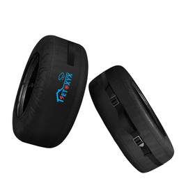 2 Pack Seasonal Tire Tote, 700D Spare Tire Cover - 22" - 31"