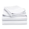 MOONLIGHT20015 Single Duvet Cover - White Solid Soft Single Bedding