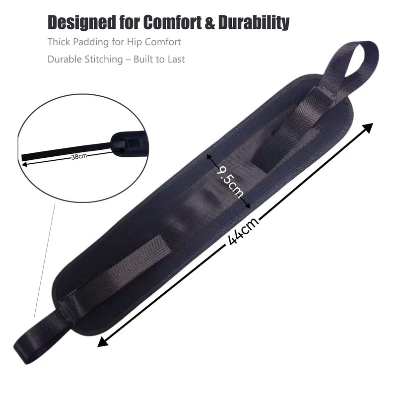 Hip Thrust Belt for Glutes Workout - Adjustable Dumbbell Weight