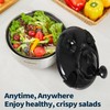 SveBake Stainless Steel Salad Spinner, 4.2 Qt Vegetable Washer, BPA-Free