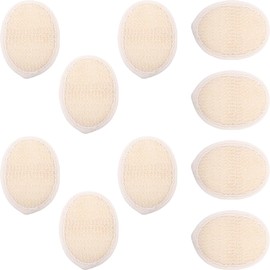 Esponjas corporales desechables de lufa beige 10 piezas para ducha