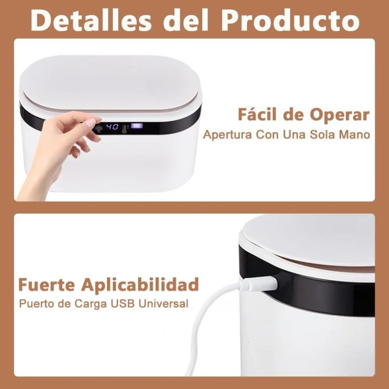 Calentador De Toallitas Húmedas Led Para Bebés Termostato