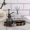Oval Marble Bathroom Vanity Tray, Natural Luxury Marble Home Kitchen