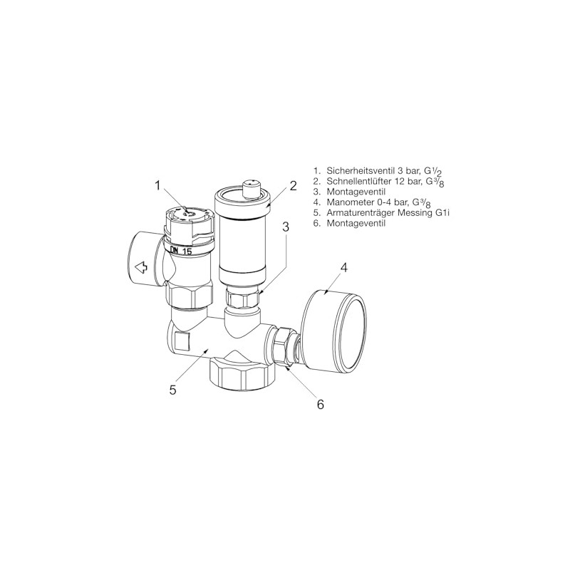Afriso Boiler Safety Group A77623 KSG mini
