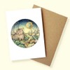 Ingrid Bartkowiak Art Card - Twilight Wombat
