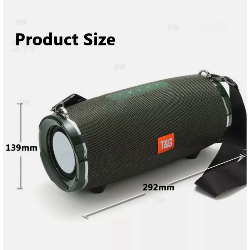 T&G BIG 50W High Power Bluetooth Speaker Waterproof Portable Column