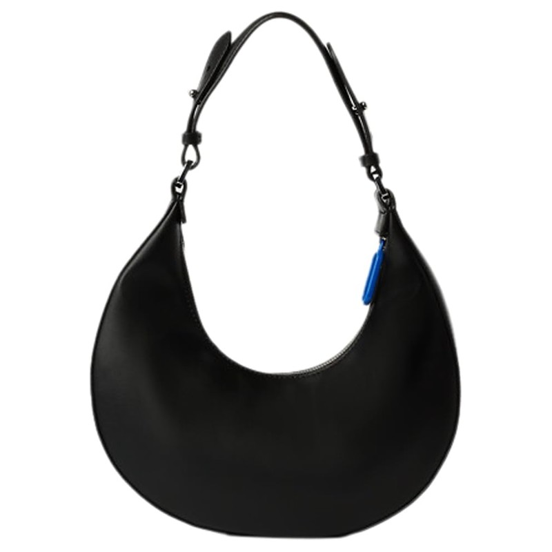 Karl Lagerfeld Jeans Women's Box Logo Small Halfmoon SHB Shoulder