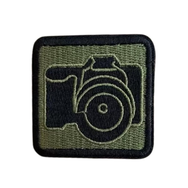 Photography Velcro Patches Funny SLR Camera Velcro Patch Morale Tactical