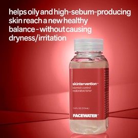 Facewater Skintervention Blemish Control Restorative Toner