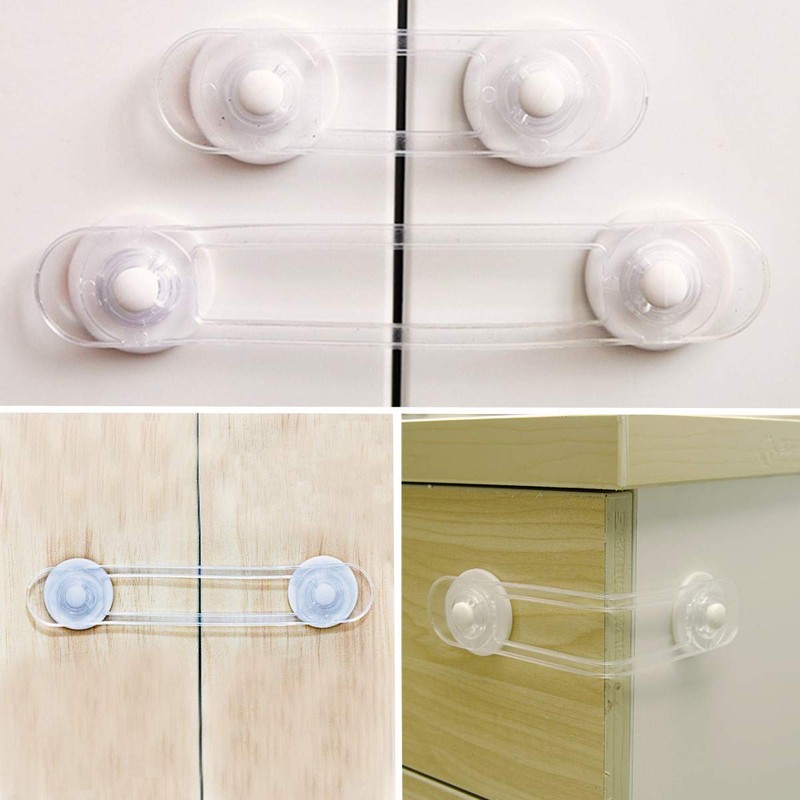 8 Pack Safety Locks Kitchen Door Lock for Baby/Child Multi-Purpose