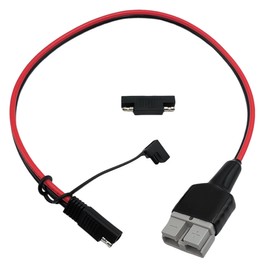 Anderson SB50 Connector to SAE Extension Cable 10AWG，SAE Solar Panel Connection Cable for Solar Panel,Solar Generator Portable Power Station